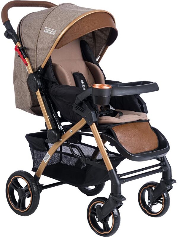 TOMMYBABY Tornado Plus Gold Alüminyum Lüx Çift Yön Bebek Arabası