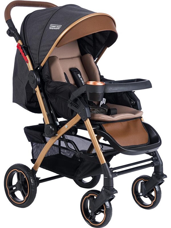 TOMMYBABY Tornado Plus Gold Alüminyum Lüx Çift Yön Bebek Arabası
