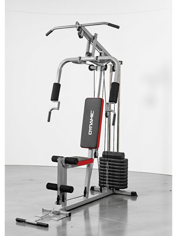 Dynamic DYNAMIC 1001 ISTASYON KIRMIZI SİYAH 67KG AĞIRLIKLI DAIRE KAPISI TESLİM EDİLİR