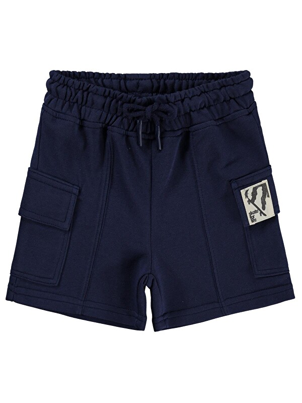 Civil Boys Basic Kargo Cepli 2-5 Yaş Kapri - Lacivert