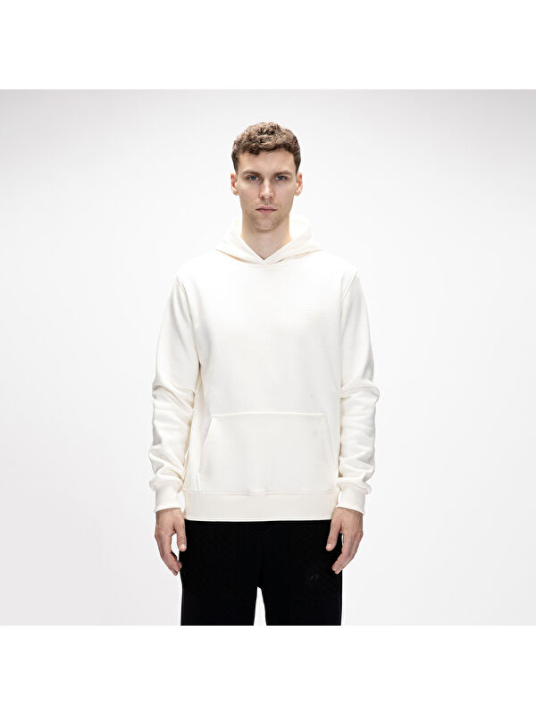 Bad Bear Lake Erkek Ekru Kapüşonlu Sweatshirt