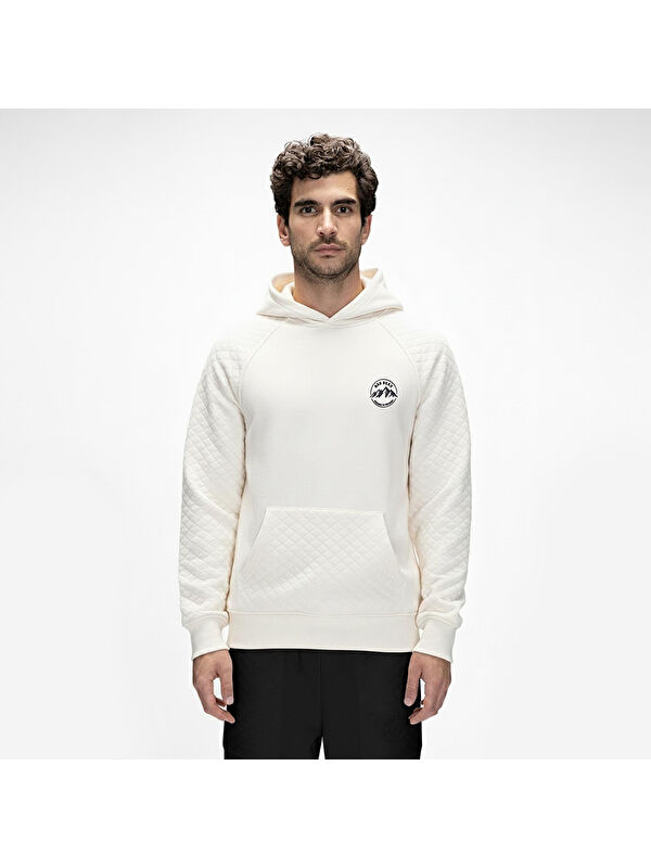 Bad Bear Grass Erkek Ekru Kapüşonlu Sweatshirt
