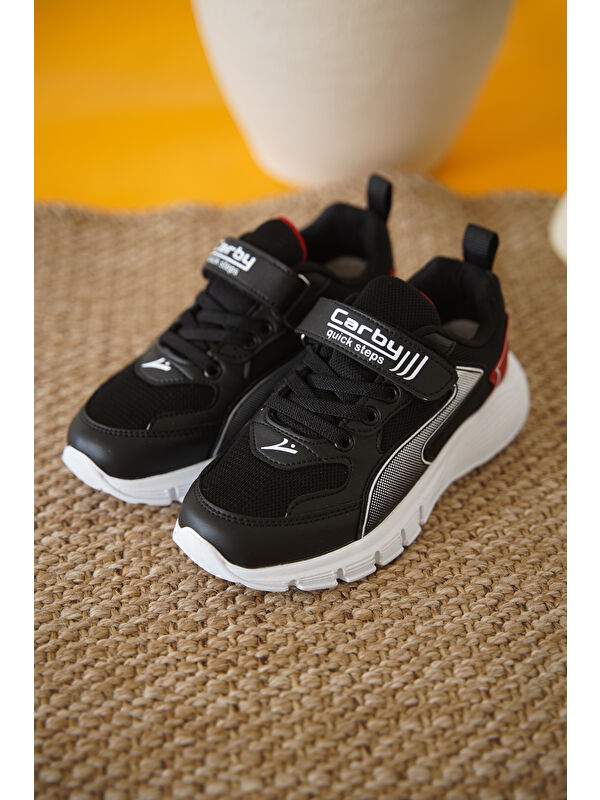 D0132 Cırtlı Çocuk Unisex Sneaker Spor Ayakkabı - Görsel 2