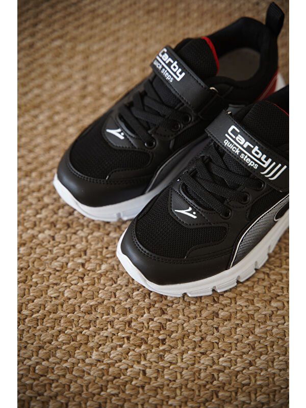 D0132 Cırtlı Çocuk Unisex Sneaker Spor Ayakkabı - Görsel 3