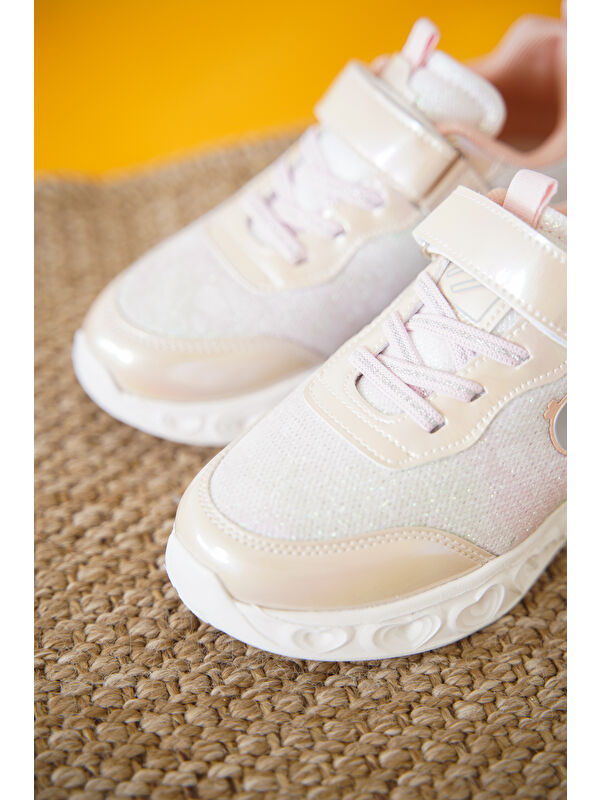Yuki Cırtlı Kız Çocuk Sneaker Spor Ayakkabı - Görsel 4