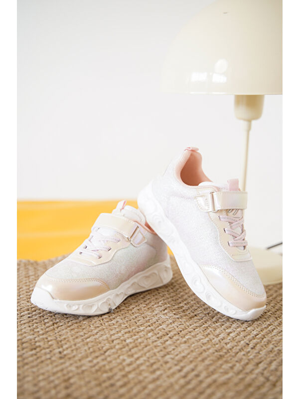 Yuki Cırtlı Kız Çocuk Sneaker Spor Ayakkabı - Görsel 5