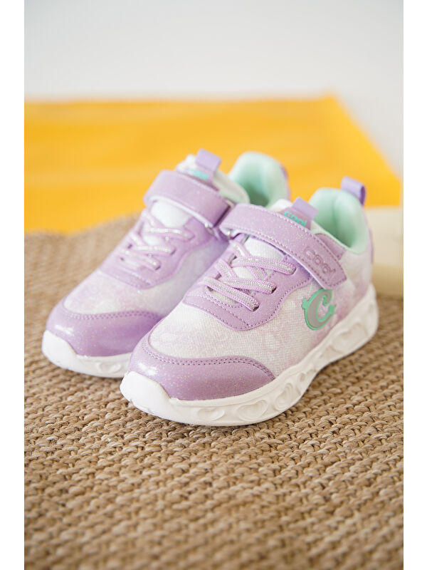 Yuki Cırtlı Kız Çocuk Sneaker Spor Ayakkabı - Görsel 2