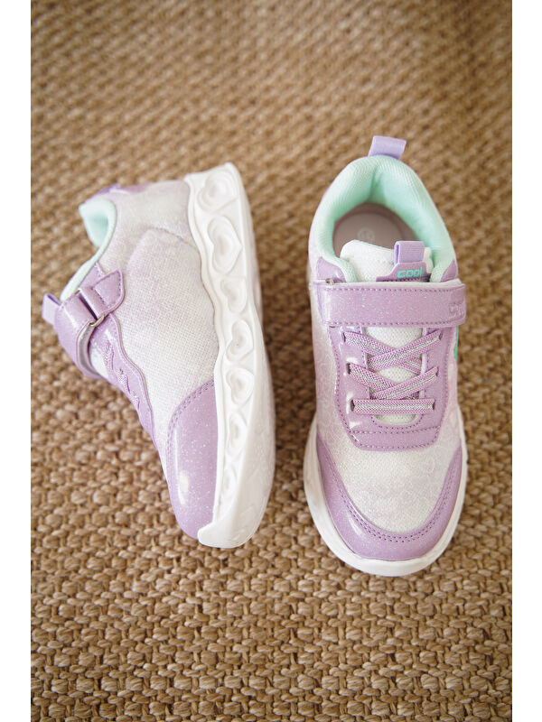 Yuki Cırtlı Kız Çocuk Sneaker Spor Ayakkabı - Görsel 5