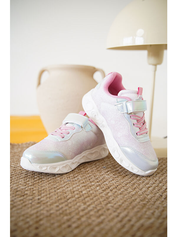 Yuki Cırtlı Kız Çocuk Sneaker Spor Ayakkabı - Görsel 5