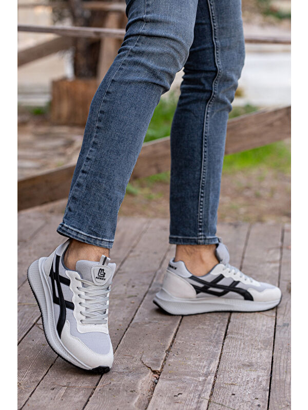 D120 Günlük Ortopedik Erkek Sneaker Spor Ayakkabı - Görsel 3