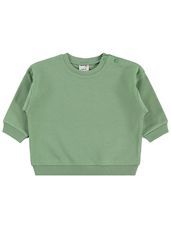 Civil Baby Basic 3-18 Ay Sweatshirt - Haki 3-6 Ay