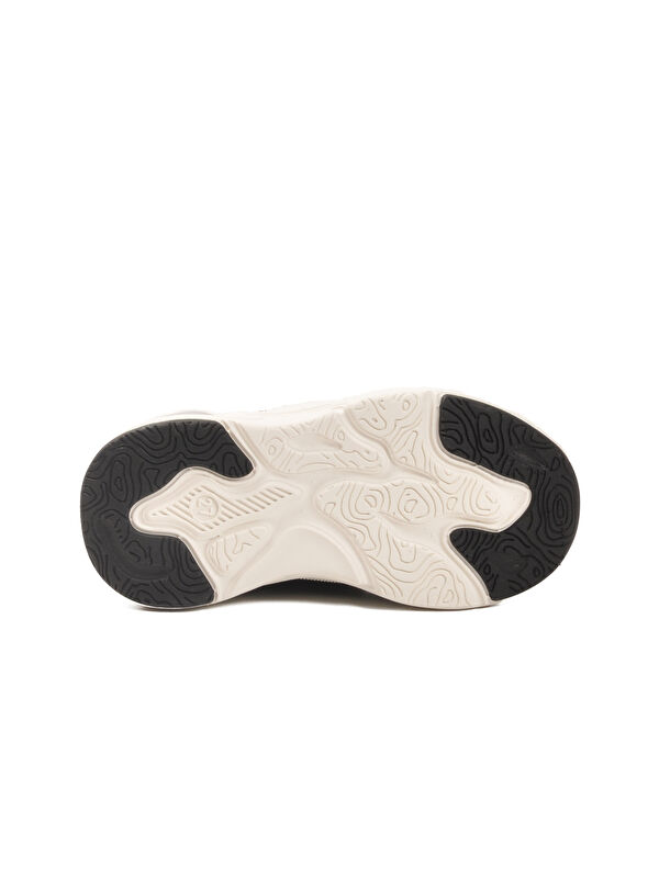 Siyah Beyaz Cırtlı Hafifi Erkek Çocuk Spor Ayakkabı Toti Cilt F - Görsel 6