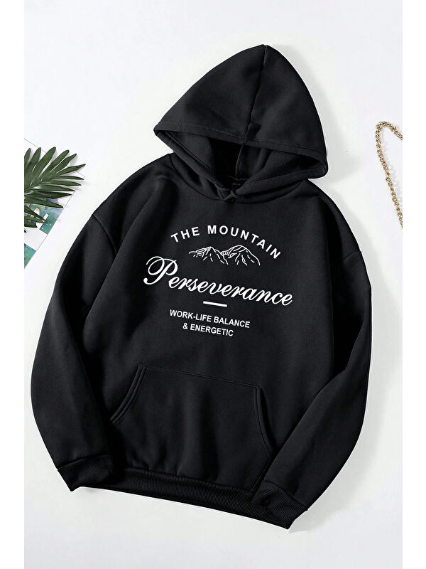 uyguntarz Perseverance Baskılı Oversize Sweatshirt