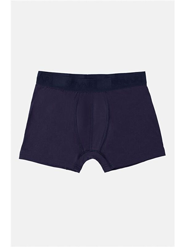 Süvari Lacivert Regular Düz Boxer