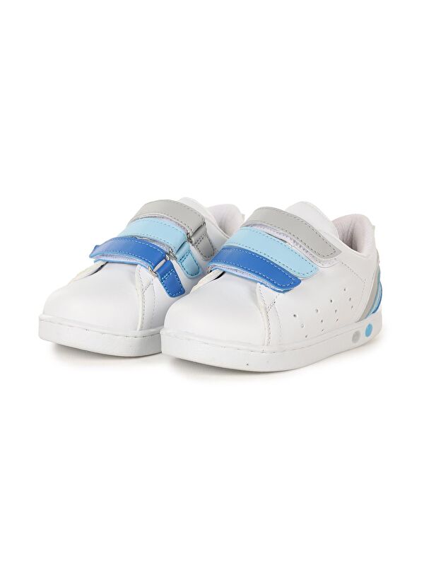 Lunce Cırtlı Işıklı Erkek Bebek Spor Ayakkabı - Görsel 4