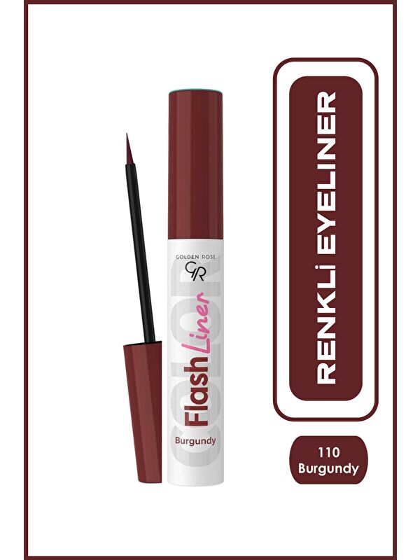 GOLDEN ROSE Flash Liner Colored Eyeliner - 110 Burgundy - Renkli Eyeliner