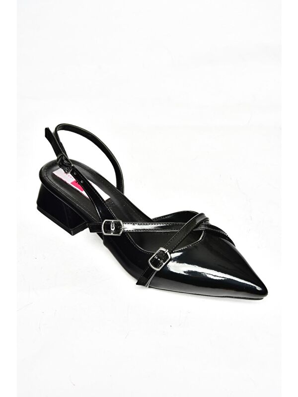S8203932 Siyah Kadın Topuklu Ayakkabı - Görsel 3