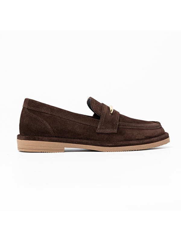 John May Kadın Oxford ( Klasik) RC-26Y-001-R40231 Kahve Süet 7