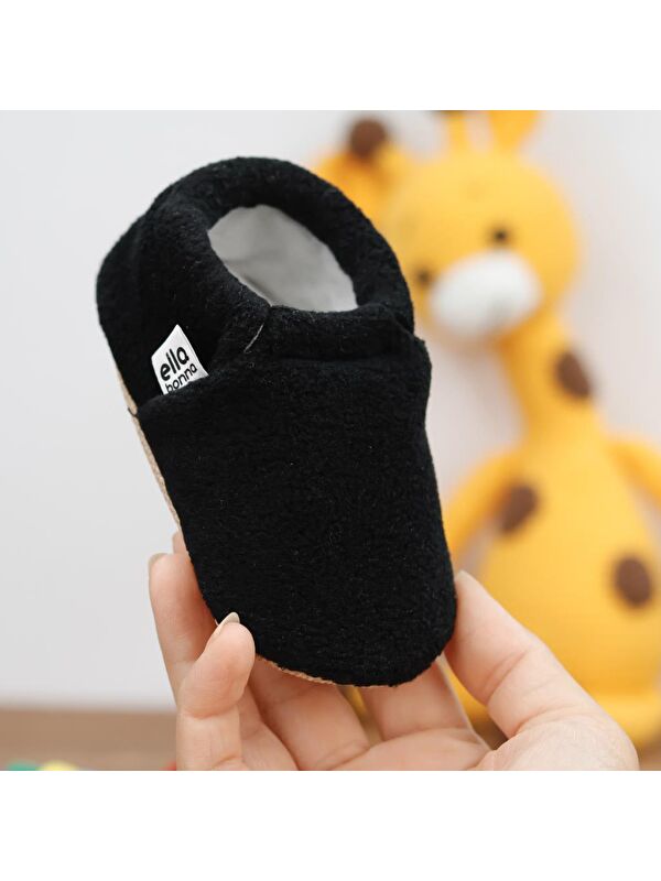 Polar Bebek Pandufu Ev Patiği, Kaydırmaz Taban, Organik Pamuk Astar Kreş Ayakkabısı - Görsel 6