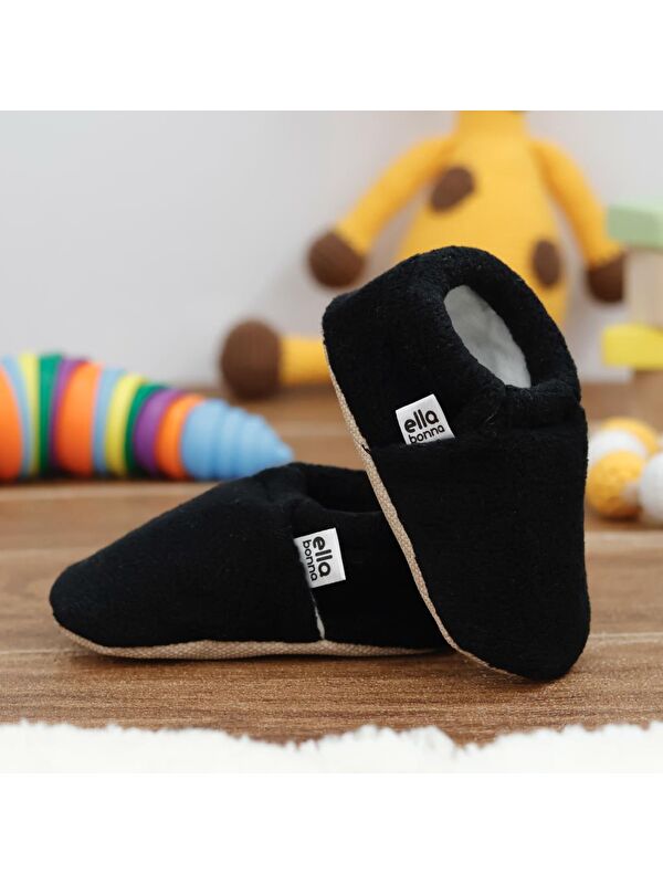 Polar Bebek Pandufu Ev Patiği, Kaydırmaz Taban, Organik Pamuk Astar Kreş Ayakkabısı - Görsel 7