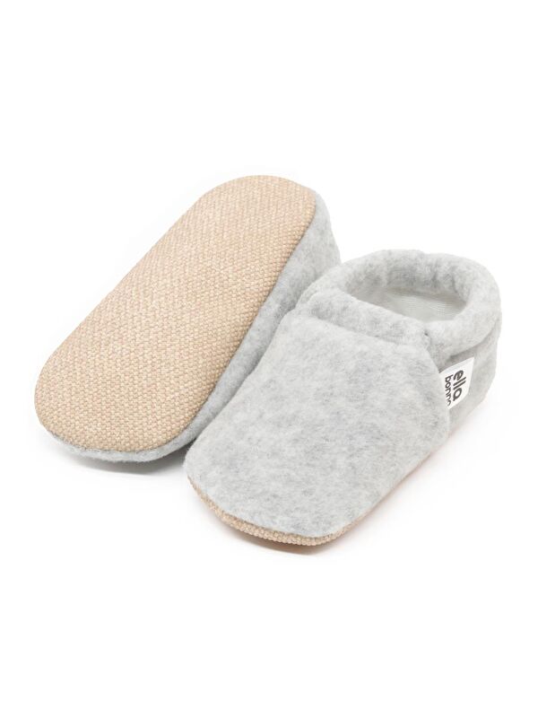 Polar Bebek Pandufu Ev Patiği, Kaydırmaz Taban, Organik Pamuk Astar Kreş Ayakkabısı - Görsel 3