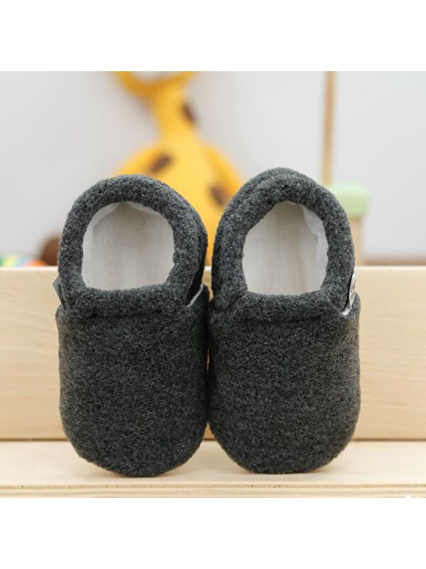 Polar Bebek Pandufu Ev Patiği, Kaydırmaz Taban, Organik Pamuk Astar Kreş Ayakkabısı - Görsel 5