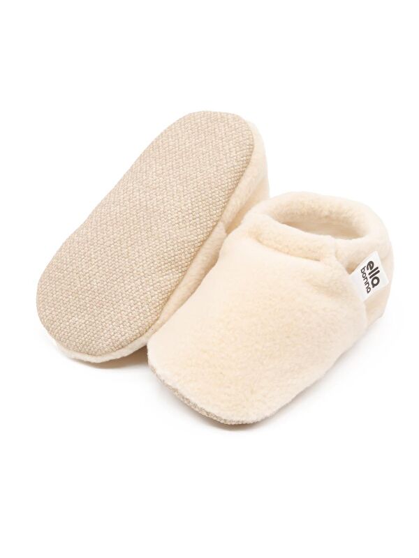 Polar Bebek Pandufu Ev Patiği, Kaydırmaz Taban, Organik Pamuk Astar Kreş Ayakkabısı - Görsel 3