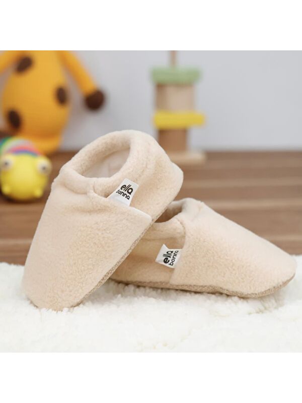 Polar Bebek Pandufu Ev Patiği, Kaydırmaz Taban, Organik Pamuk Astar Kreş Ayakkabısı - Görsel 7