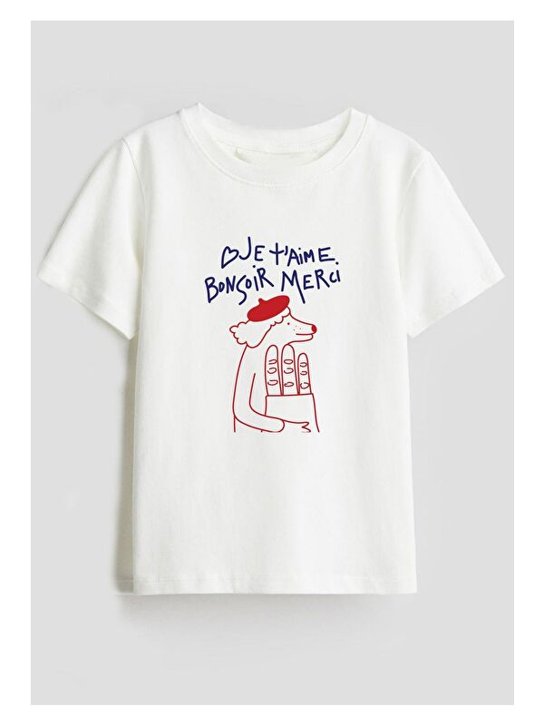 Monila Unisex Baskılı Tshirt