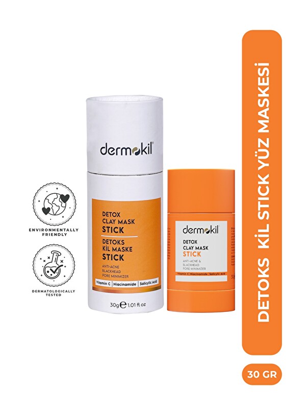 Dermokil Detoks Kil Stick Yüz Maskesi 30 g