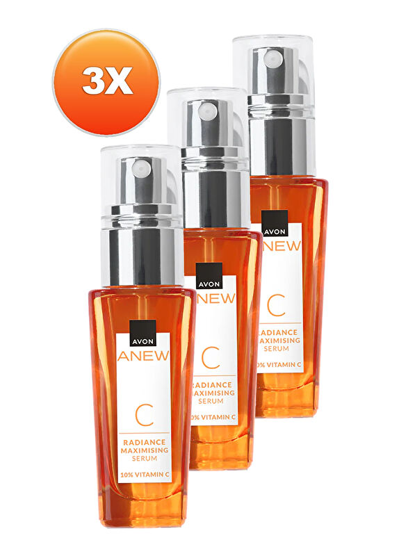 AVON Anew Vitamin C Canlandırıcı Serum 30 Ml. Üçlü Set