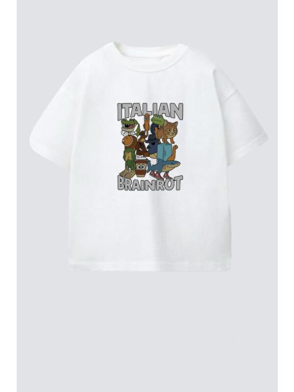 Monila Erkek Çocuk Bisiklet Yaka Baskılı Tshirt