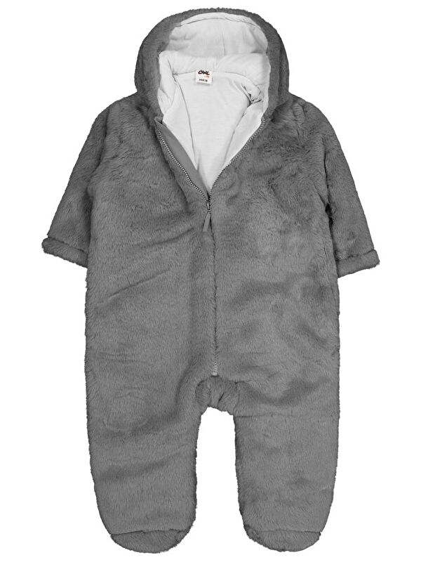 Civil Baby Kapüşonlu 6-18 Ay Astronot - Gri 6-9 Ay
