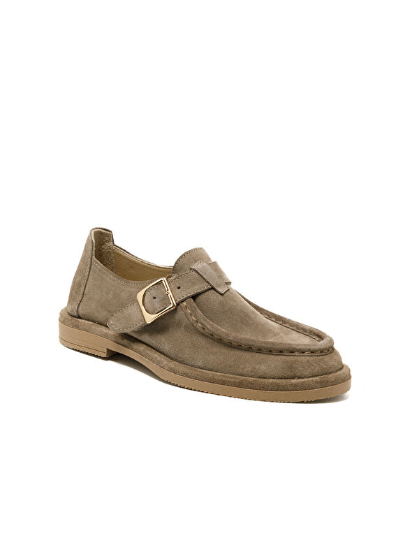 John May Kadın Oxford ( Klasik) RC-25Y-001-R40228 10-Bej Süet
