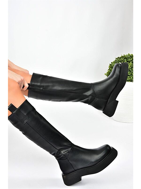 L6101304 Siyah Kadın Çizme - Görsel 4