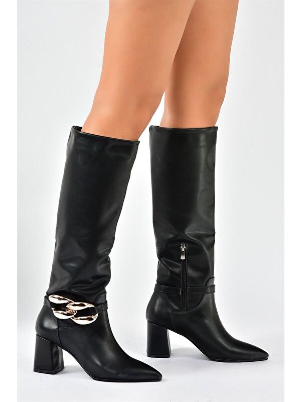 L5729510 Siyah Kadın Çizme - Görsel 3