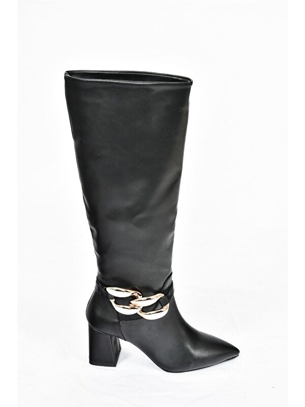 L5729510 Siyah Kadın Çizme - Görsel 6