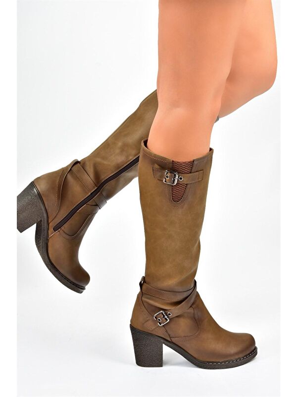 C674250109 Vizon Kadın Çizme - Görsel 5