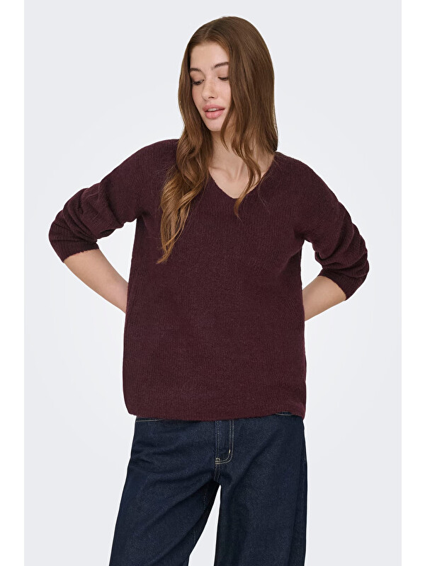 Only Onlcamilla Regular Fit V Yaka Kazak 15204588