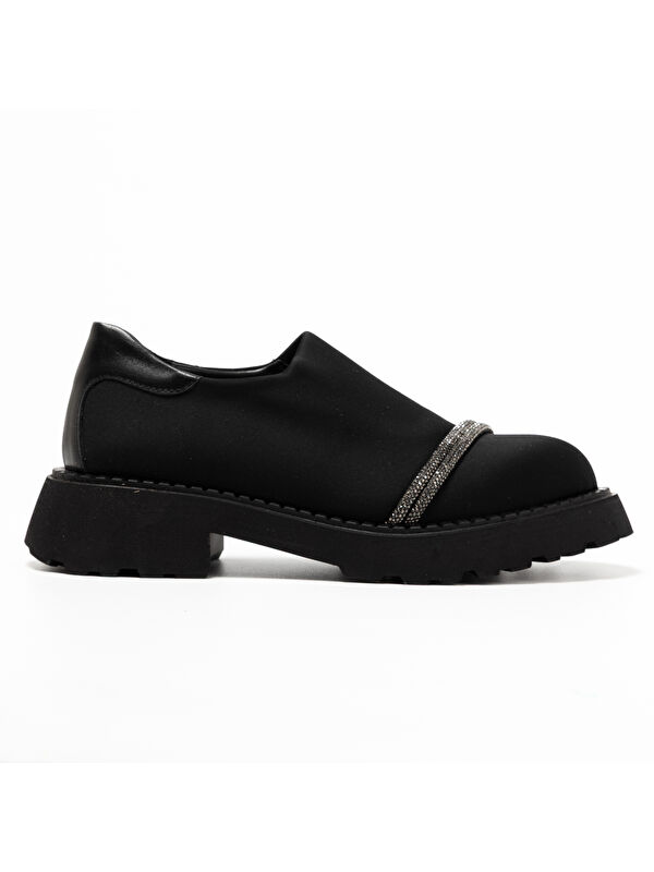 John May Kadın Oxford ( Klasik) GTN-24570 Siyah Strec