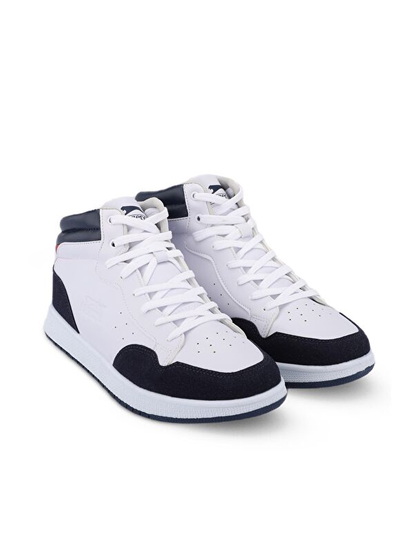 PACE Erkek Sneaker Ayakkabı Beyaz / Lacivert - Görsel 3