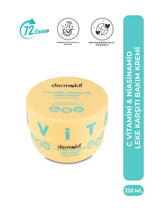 Dermokil C Vitamini & Niasinamid Leke Karşıtı Bakım Kremi 250 ml
