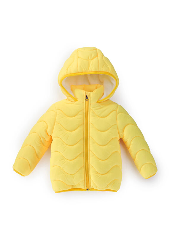 Myhanne Desenli Kız Bebek Mont 50129