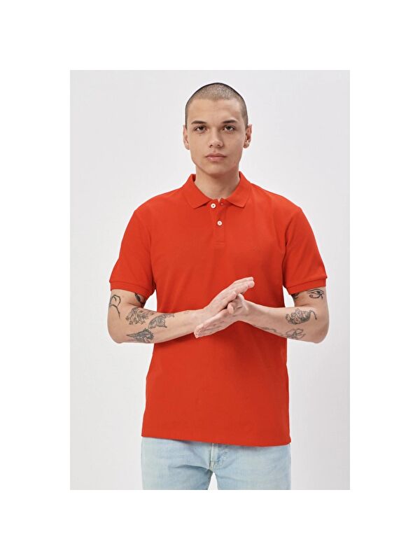 Lee Erkek Pembe Polo Spor Tişört