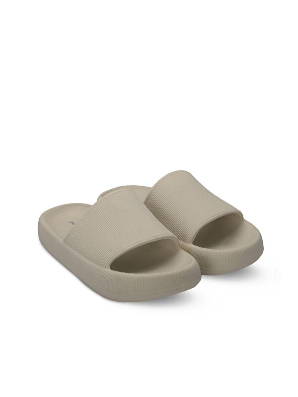 JEAN Kadın Terlik Bej - Görsel 3