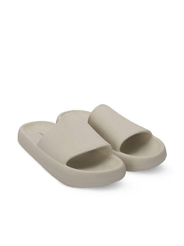 JEAN Erkek Terlik Bej - Görsel 3