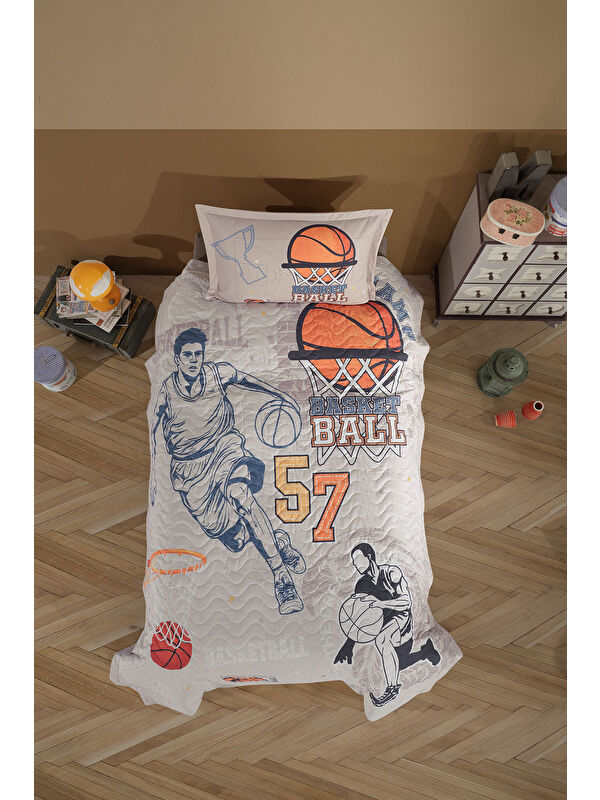 Clasy %100 Pamuk Tek Kişilik Dört Mevsim Set Basketball