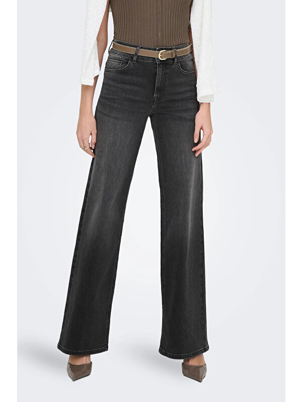 Only Onlmadison Pamuklu Wide Leg Fit Yüksek Bel Jeans 15367997