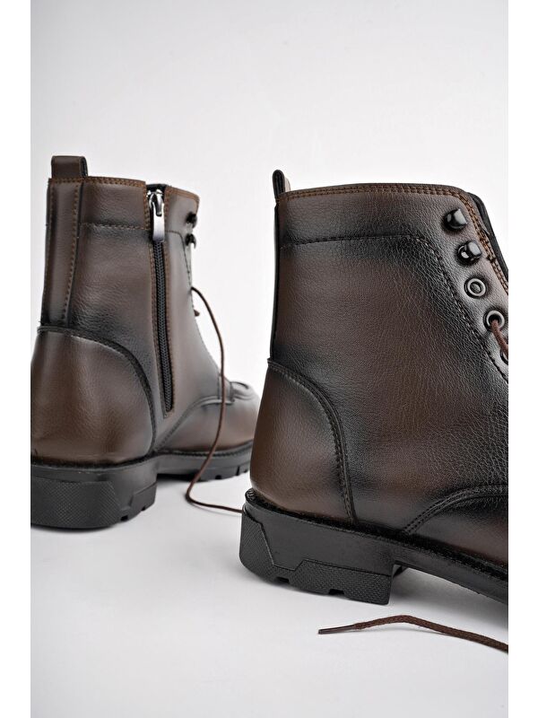 MAXWELL Fermuarlı Bağcıklı Rahat Hafif Taban Erkek Bot - Görsel 4