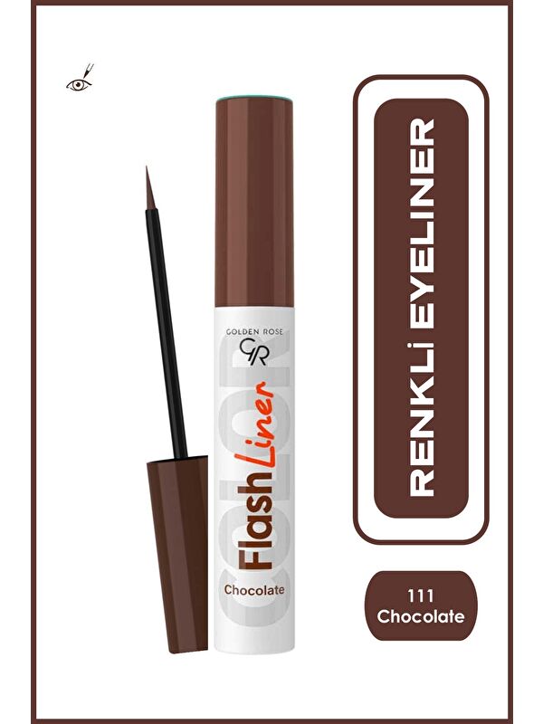 GOLDEN ROSE Flash Liner Colored Eyeliner - 111 Chocolate - Renkli Eyeliner